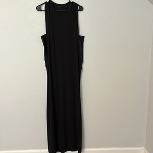 NWOT ATM black maxi dress. Sleek and beautiful, women’s size Large.